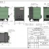 Габаритный чертёж. Котёл водогрейный на угле 300 кВт КВр-0,3КБ