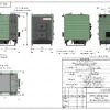 Габаритный чертёж. Котёл водогрейный на дровах и угле 250 кВт КВр-0,25Д